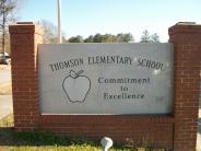 Thomson Elementary School sign